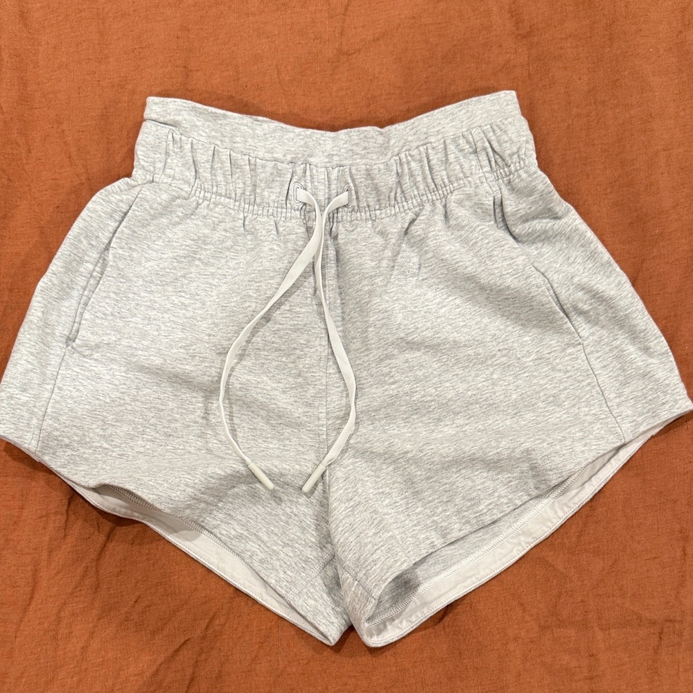 lululemon athletica Light Gray Athletic Shorts